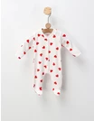 Salopeta cu botosei World Of Hearts, alb-rosu picture - 2
