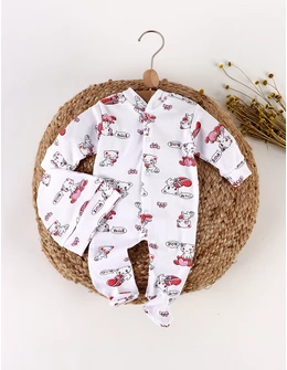 Salopeta cu fes Love You Cat, cu rosu