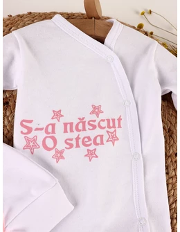 Salopeta cu fes, S-a nascut O stea, alb-roz