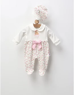 Salopeta cu fes, Ursulet pe Norisor, cu roz