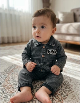 Salopeta de blug Cool Kids, negru