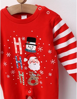 Salopeta Ho Ho Ho Santa, rosu