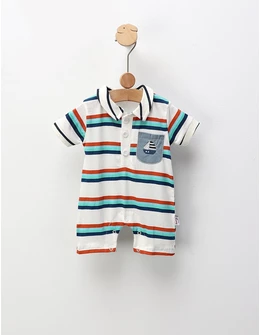Salopeta, I will Sail, alb-multicolor