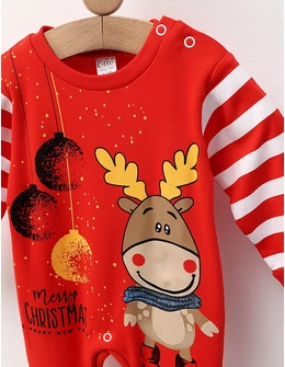 Salopeta Merry Christmas and HNY, rosu