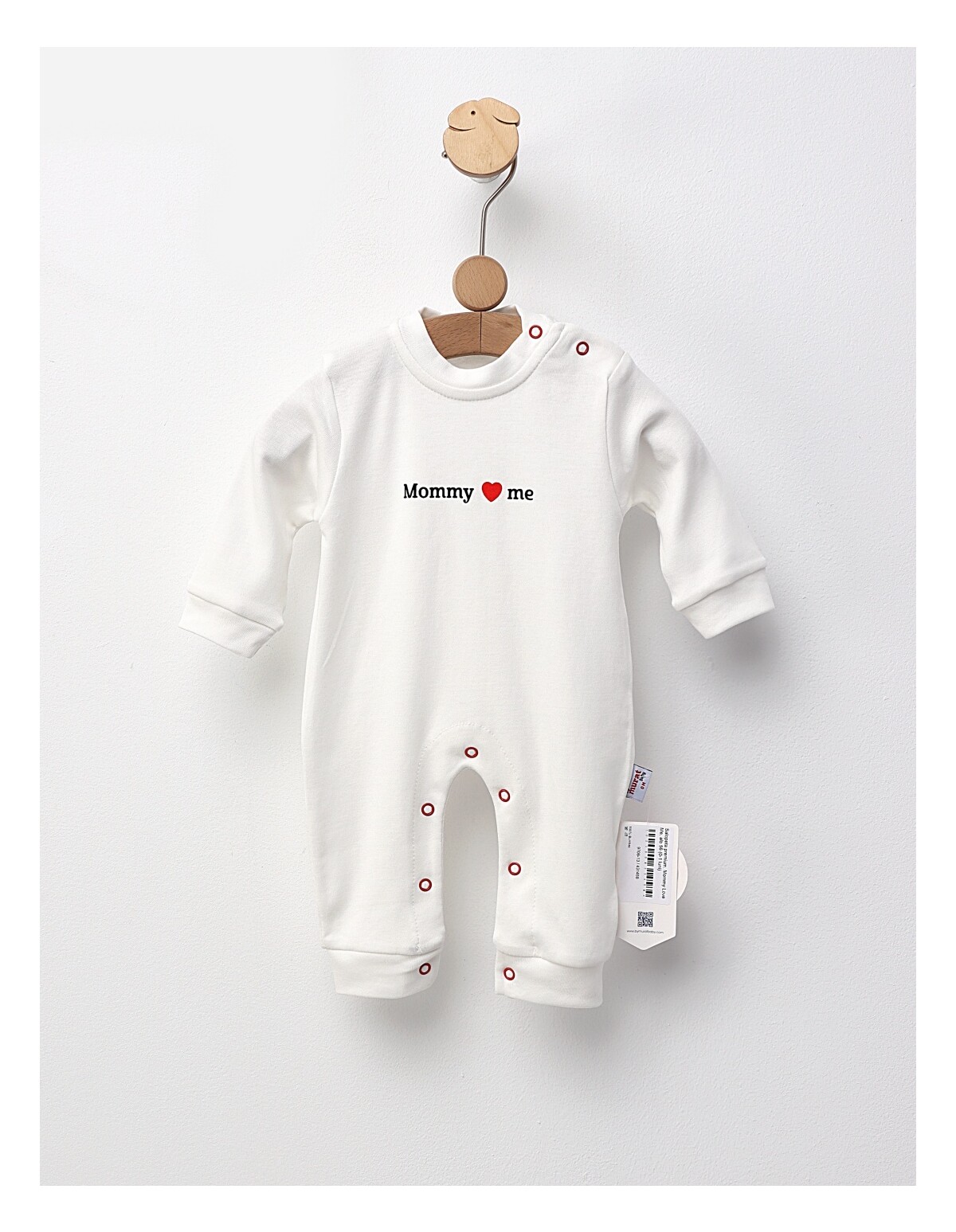 Salopeta premium, Mommy Love Me, alb