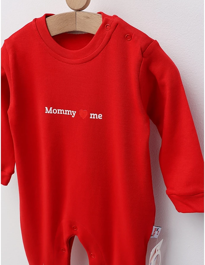 Salopeta premium, Mommy Love Me, rosu picture - 2