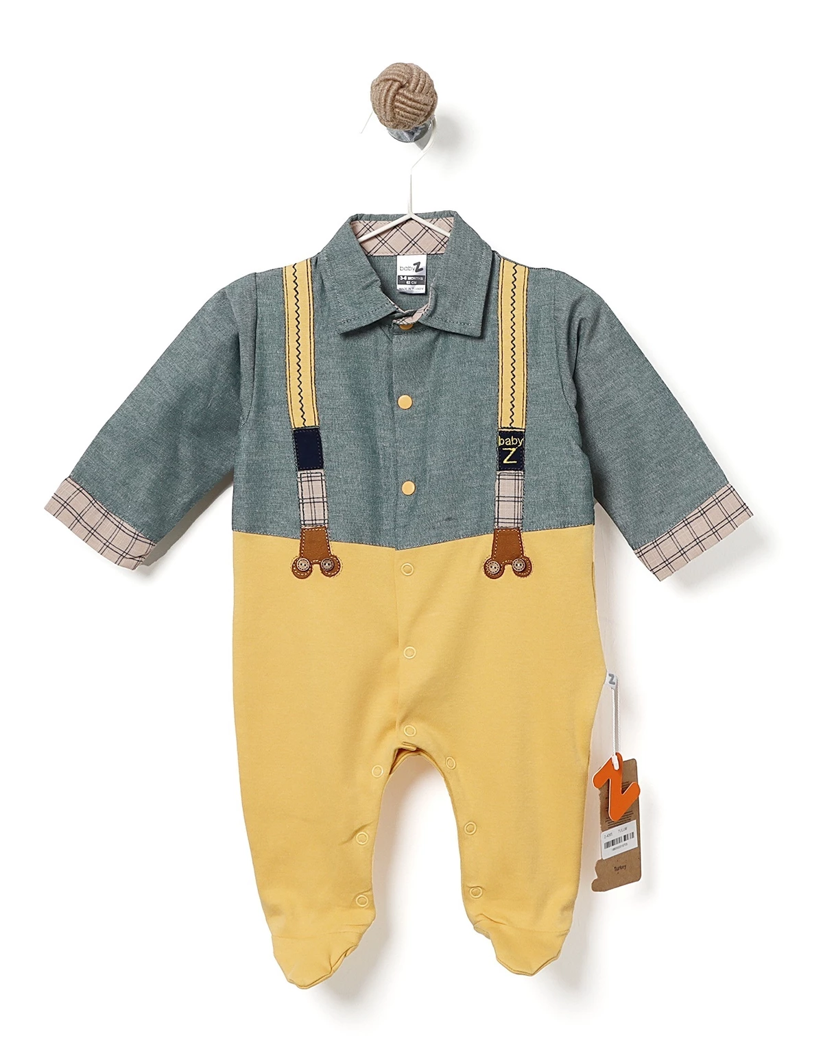 Salopeta premium STEVE model verde-galben
