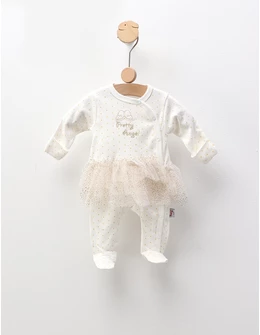 Salopeta Pretty Angel, cu auriu