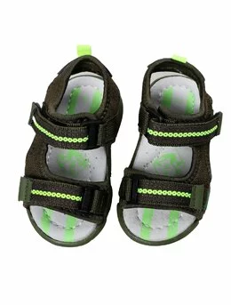 Sandale copii sport cu LED model kaki 2