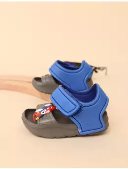 Sandale spuma gri-albastru masina 2