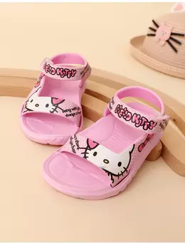 Sandale spuma Hello Kitty roz 1