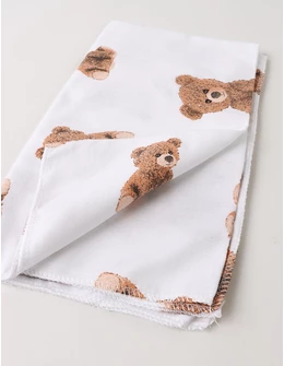 Scutec finet imprimat Eu sunt Ursuletul, cu maro