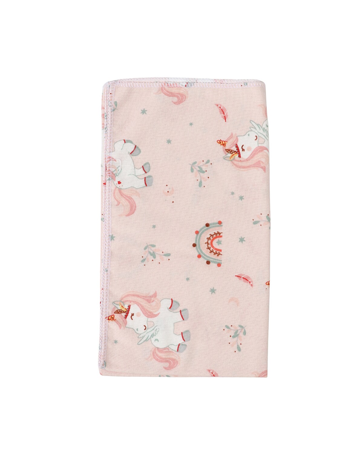 Scutec finet imprimat Happy Unicorn, roz