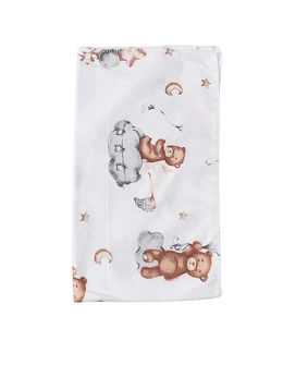 Scutec finet imprimat Night Bear, gri-maro