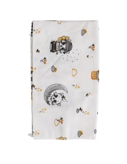 Scutec finet imprimat Night Cat, cu galben