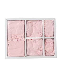 Set 10 piese, bebe, Croset Lia, roz