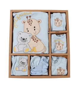 Set 10 piese, nou nascut, Loyal Friends, albastru