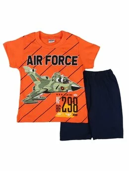 Set 2 piese AIR FORCE portocaliu 104 (3-4 ani)