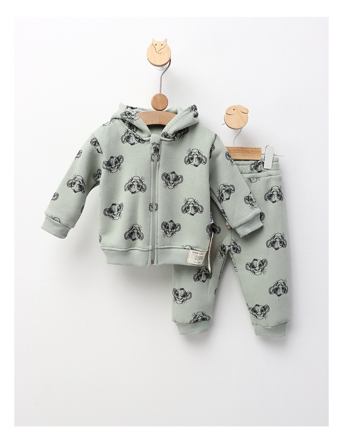 Set 2 piese Leul Simba model verde