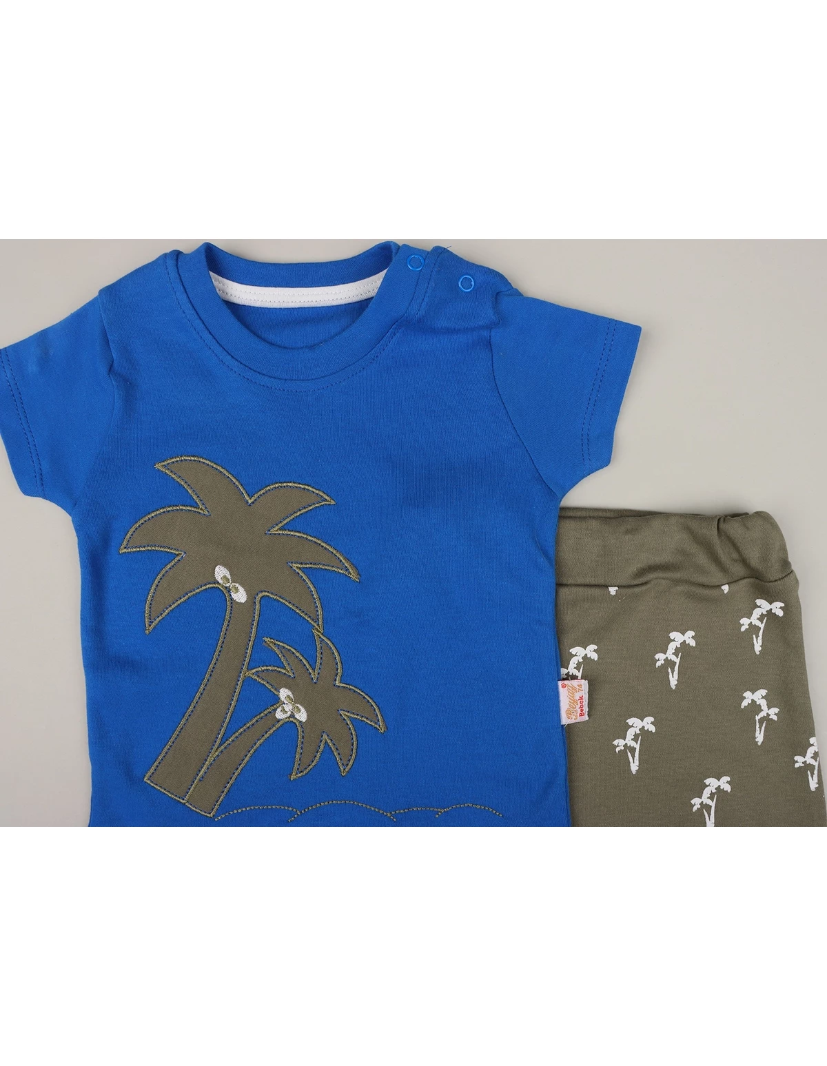 Set 2 piese PALM albastru