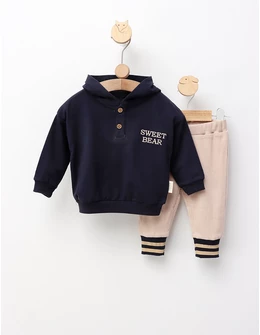 Set 2 piese, Sweet Bear, cu bleumarin