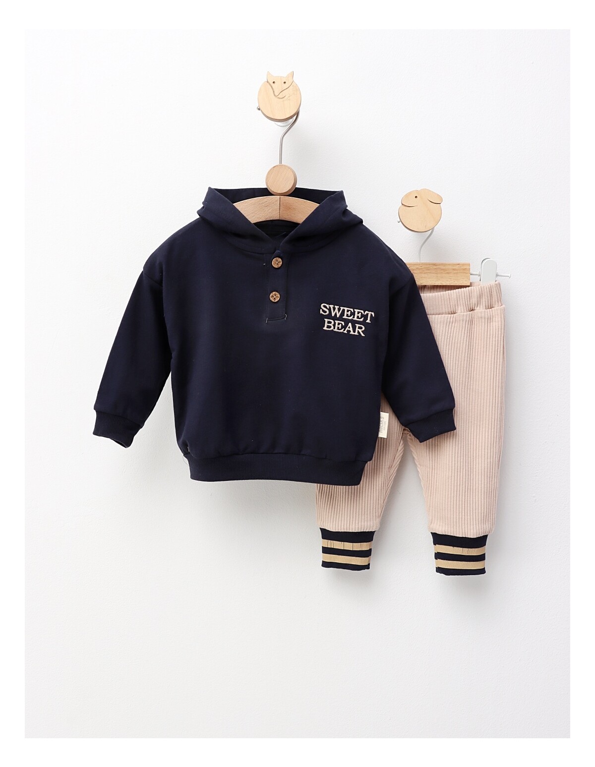 Set 2 piese, Sweet Bear, cu bleumarin