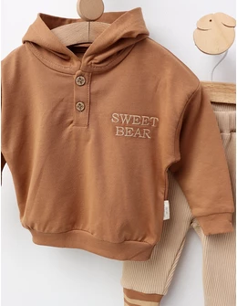 Set 2 piese, Sweet Bear, cu maro