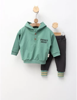 Set 2 piese, Sweet Bear, cu verde