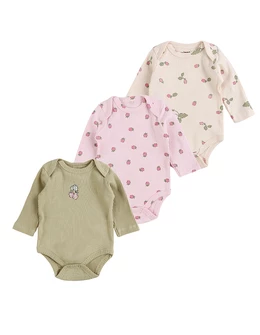 Set 3 body, Capsunele, multicolor