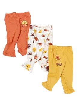 Set 3 pantaloni SunShine multicolor