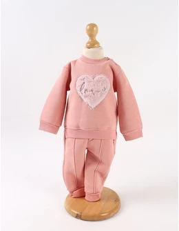 Set 3 piese cu Gecuta catifelata, Marie, roz