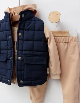 Set 3 piese cu vesta, Tactic Kid, cu bleumarin