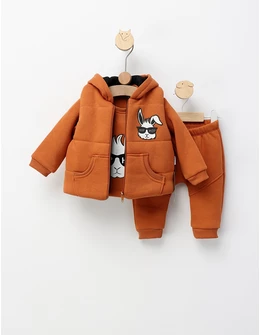 Set 3 piese Hip-Hop caramiziu