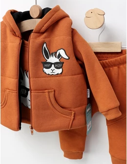 Set 3 piese Hip-Hop caramiziu