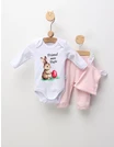 Set 3 piese Minikids, Primul Meu Paste, roz picture - 4