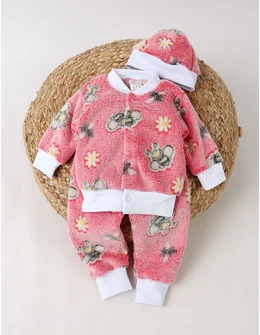 Set 3 piese, Super Cocolino, albinute ciclam