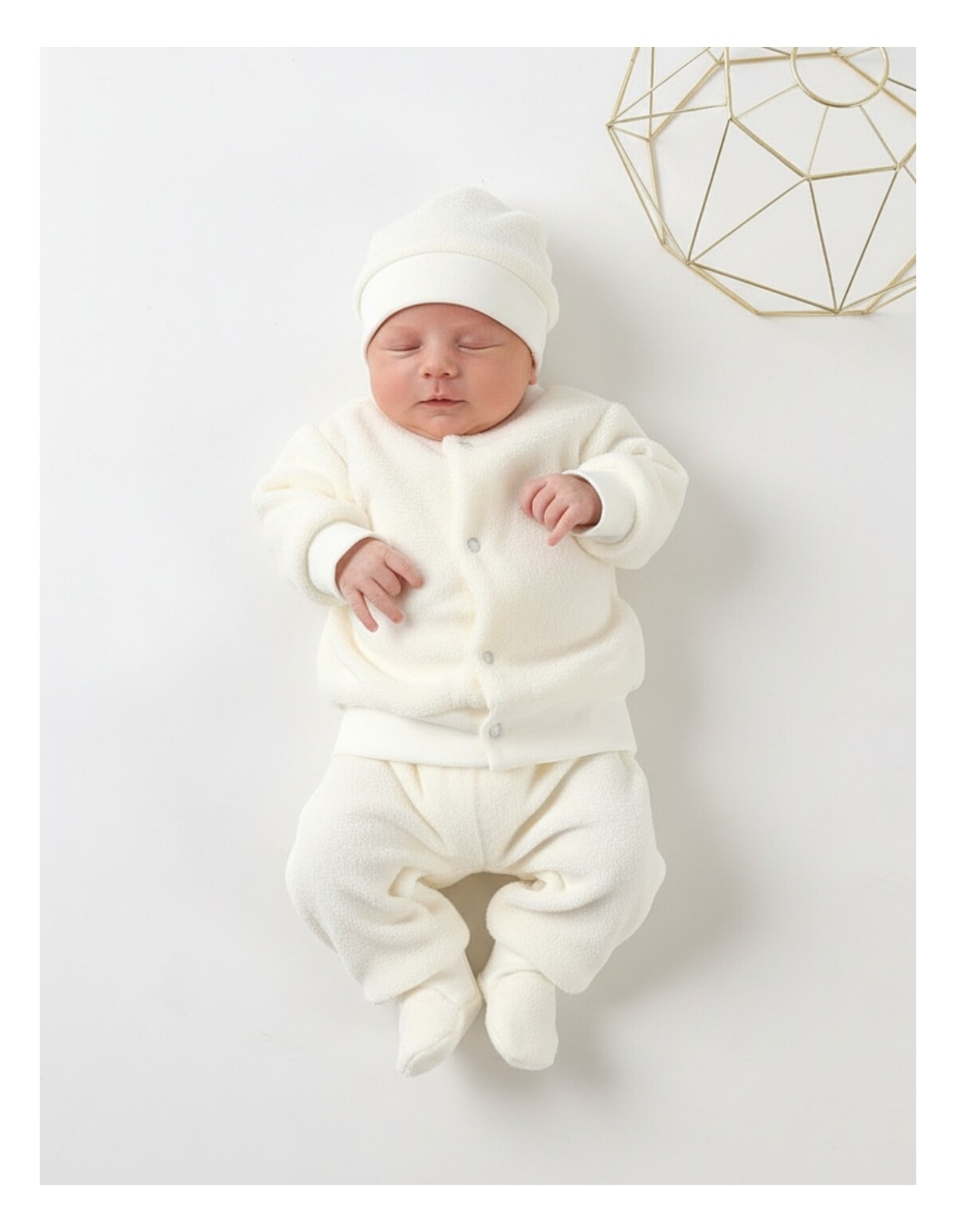 Set 3 piese, Super Cocolino, ecru