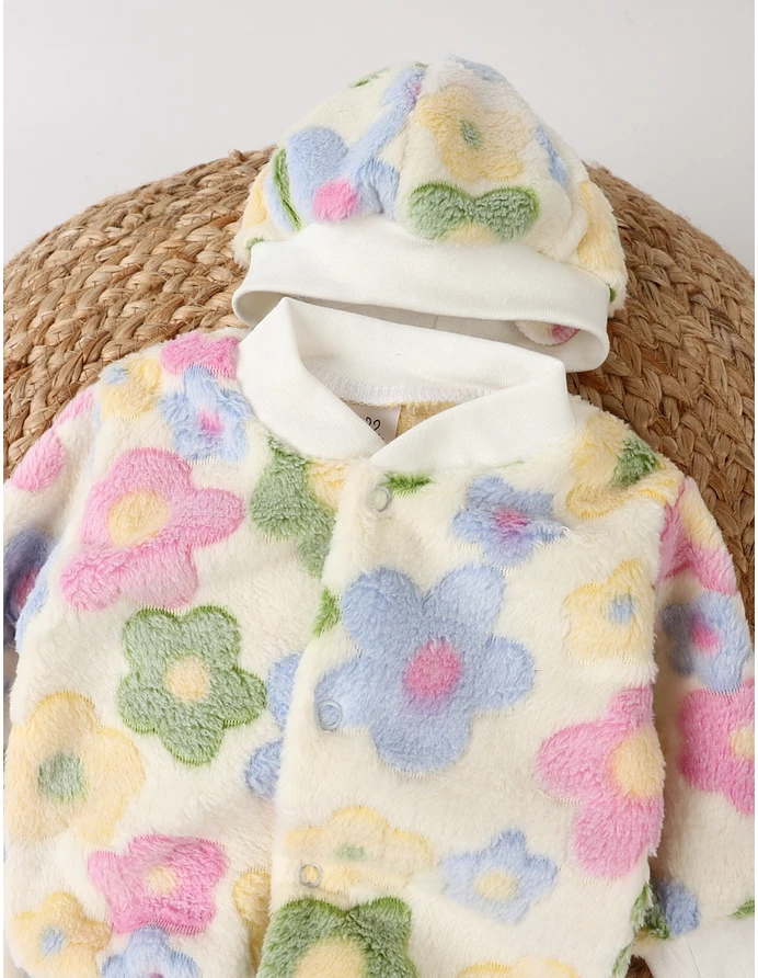 Set 3 piese, Super Cocolino, floricele multicolor picture - 3