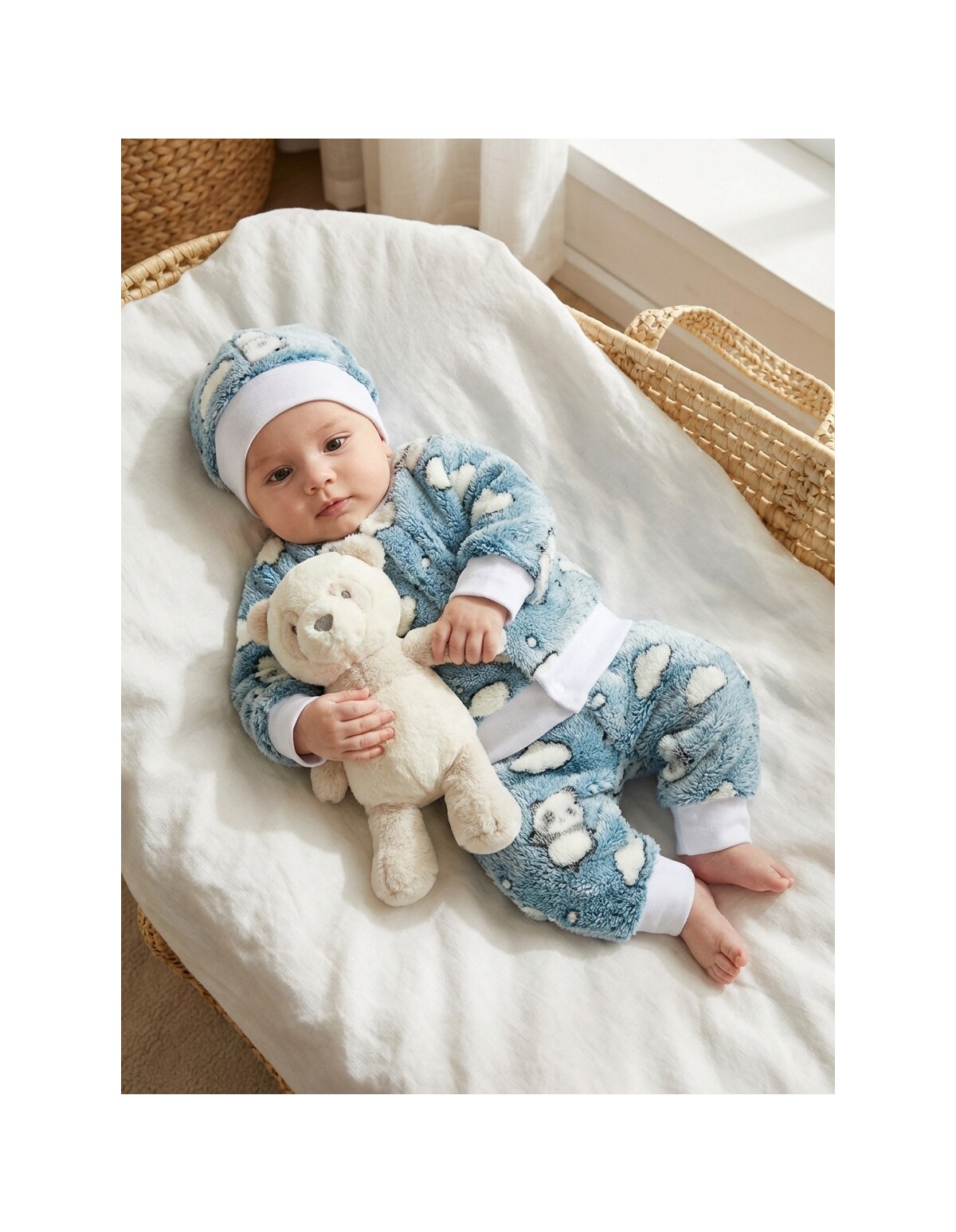 Set 3 piese, Super Cocolino, panda