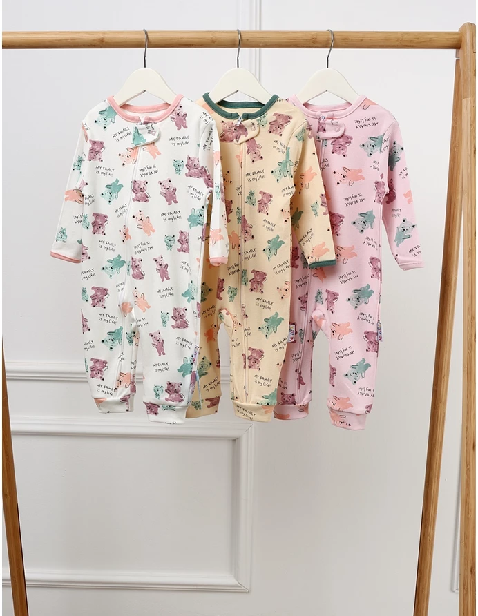Set 3 salopete premium, My Family, multicolor picture - 3