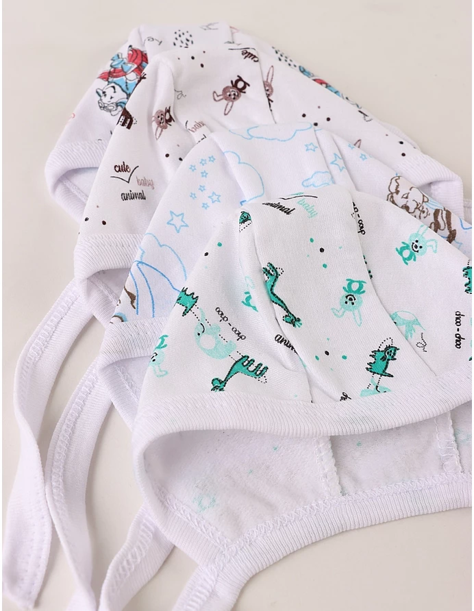 Set 4 caciulite imprimate baietei picture - 4