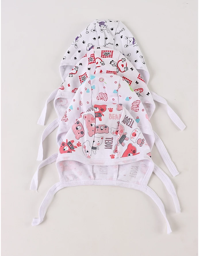 Set 4 caciulite imprimate fetite picture - 2