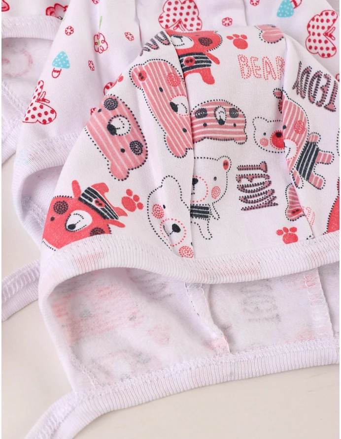 Set 4 caciulite imprimate fetite picture - 4