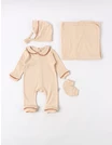 Set 4 piese bebe Kriss, model crem picture - 2