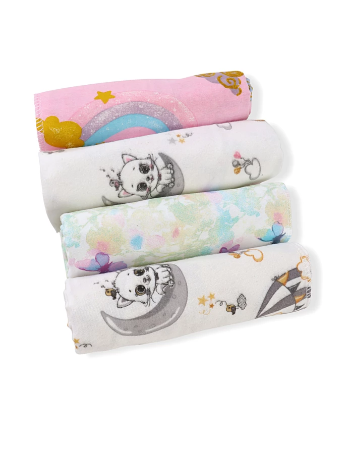 Set 4 scutece finet imprimate fetite picture - 2