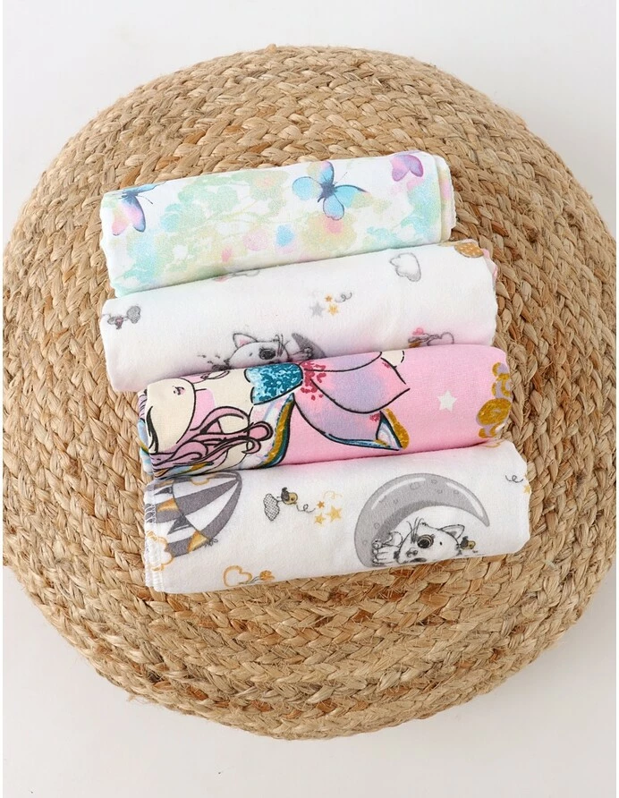 Set 4 scutece finet imprimate fetite picture - 4