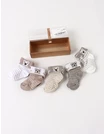 Set 5 perechi sosete Bear Face, colors picture - 2