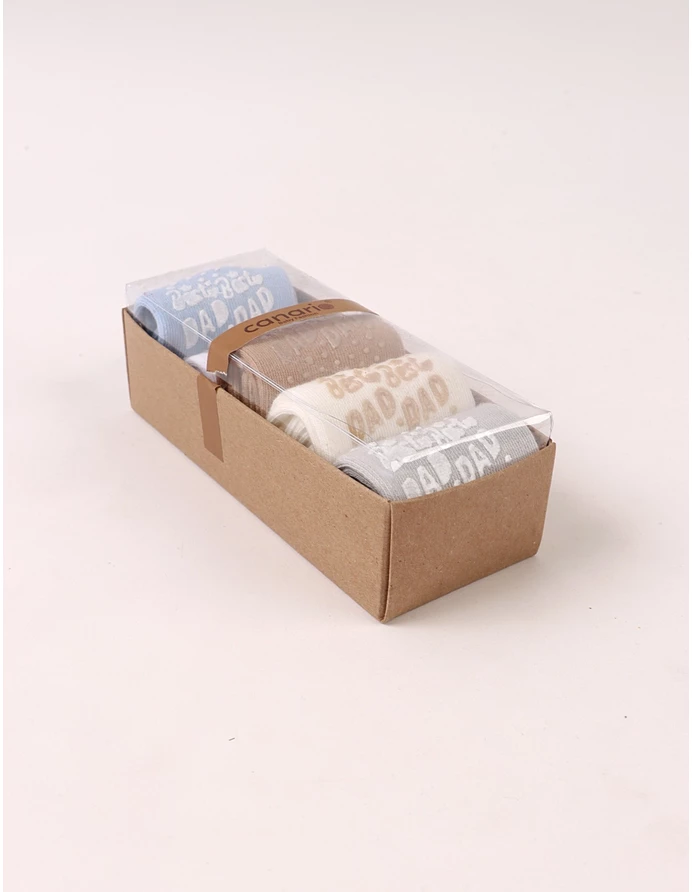 Set 5 perechi sosete BEST DAD baietei picture - 3