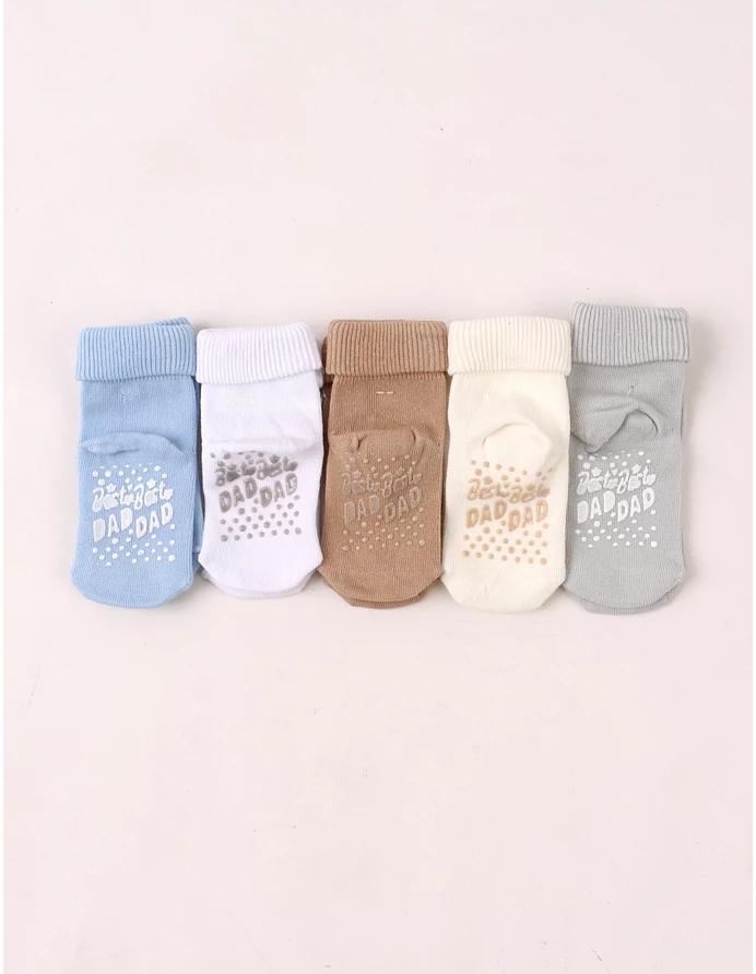 Set 5 perechi sosete BEST DAD baietei picture - 2