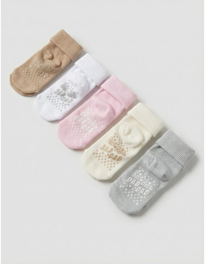 Set 5 perechi sosete BEST DAD fetite picture - 5